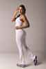 Legging Flare Bota Ancha Blanco