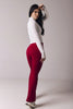 Legging Flare Bota Ancha Rojo