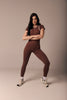 The Contour Suit Mocca - Sesgo crudo