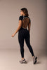 The Contour Suit Negro - Sesgo crudo