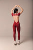 The Contour Suit Vino- Sesgo Crudo - Ruching Edition