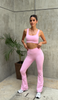 Legging Flare Bota Ancha Rosa