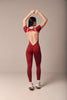 The Contour Suit Vino - Sesgo crudo